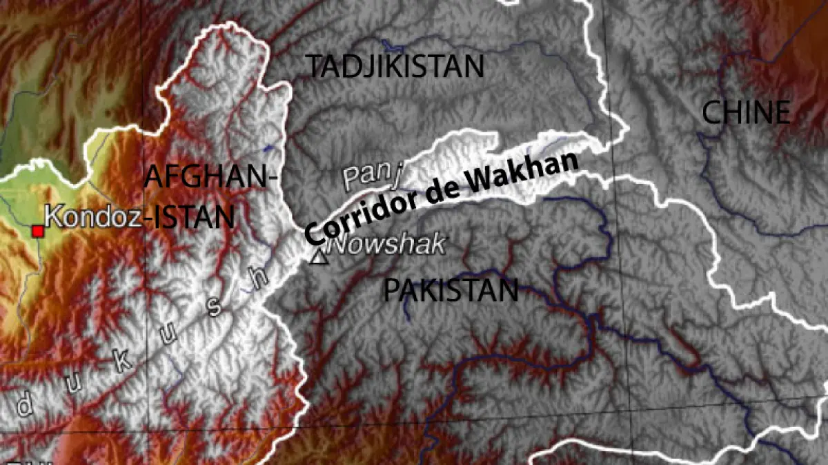 Jalur sempit di perbatasan Afghanistan dan China