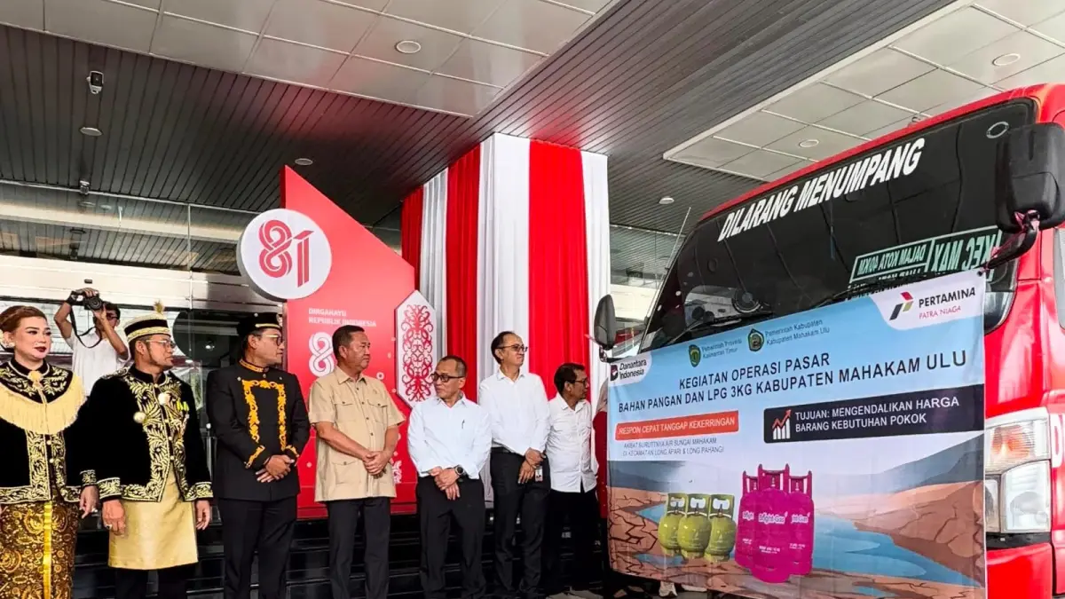 Penyaluran LPG ke Mahulu.