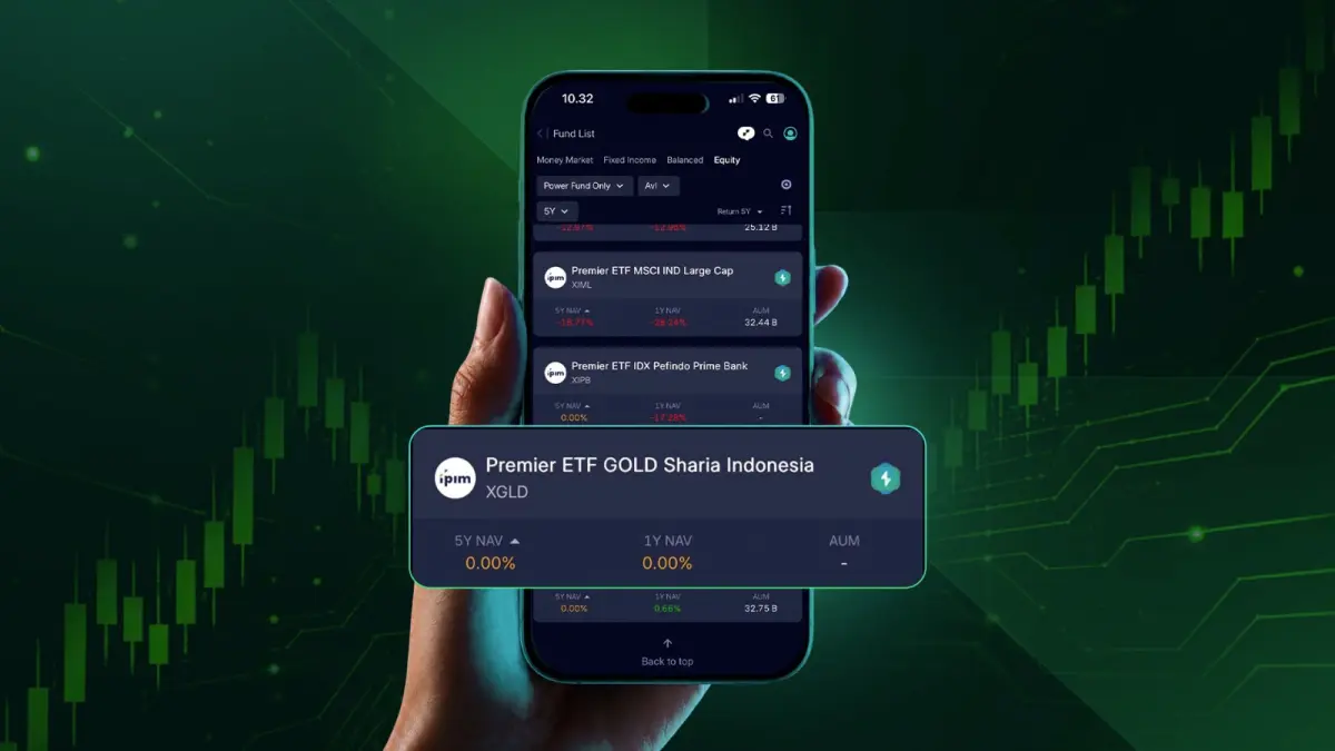 MULAI: Reksa Dana Syariah Premier ETF Gold Sharia Indonesia (XGLD) sebagai ETF Emas yang tercatat perdana di Bursa Efek Indonesia. ISTIMEWA