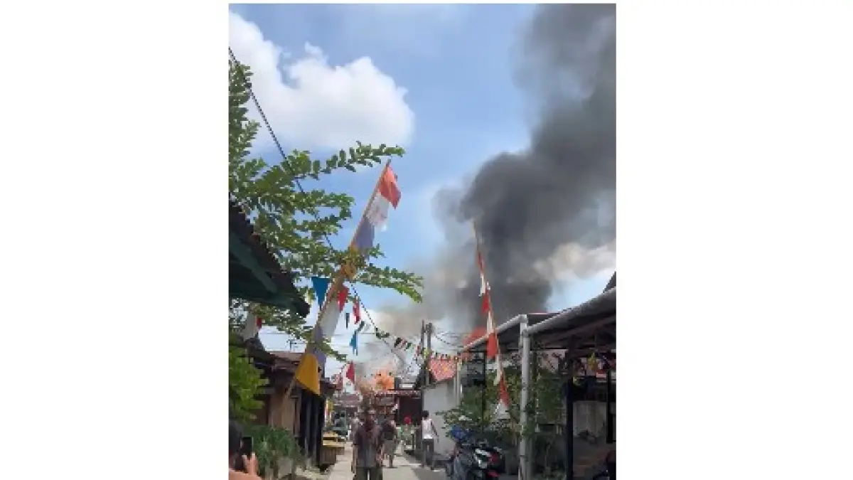 Kebakaran di Samarinda.