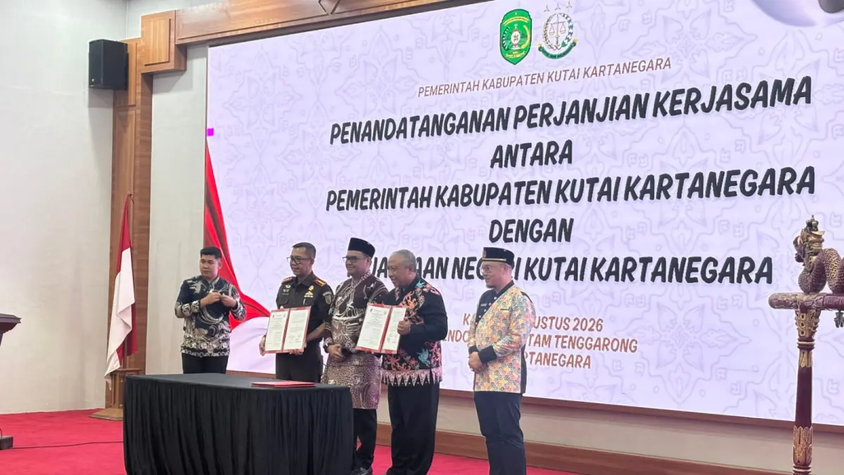  MoU Pemkab Kukar bersama Kejaksaan Negeri terhadap program pendampingan hukum dan inventarisasi (Elmo/Prokal.co)