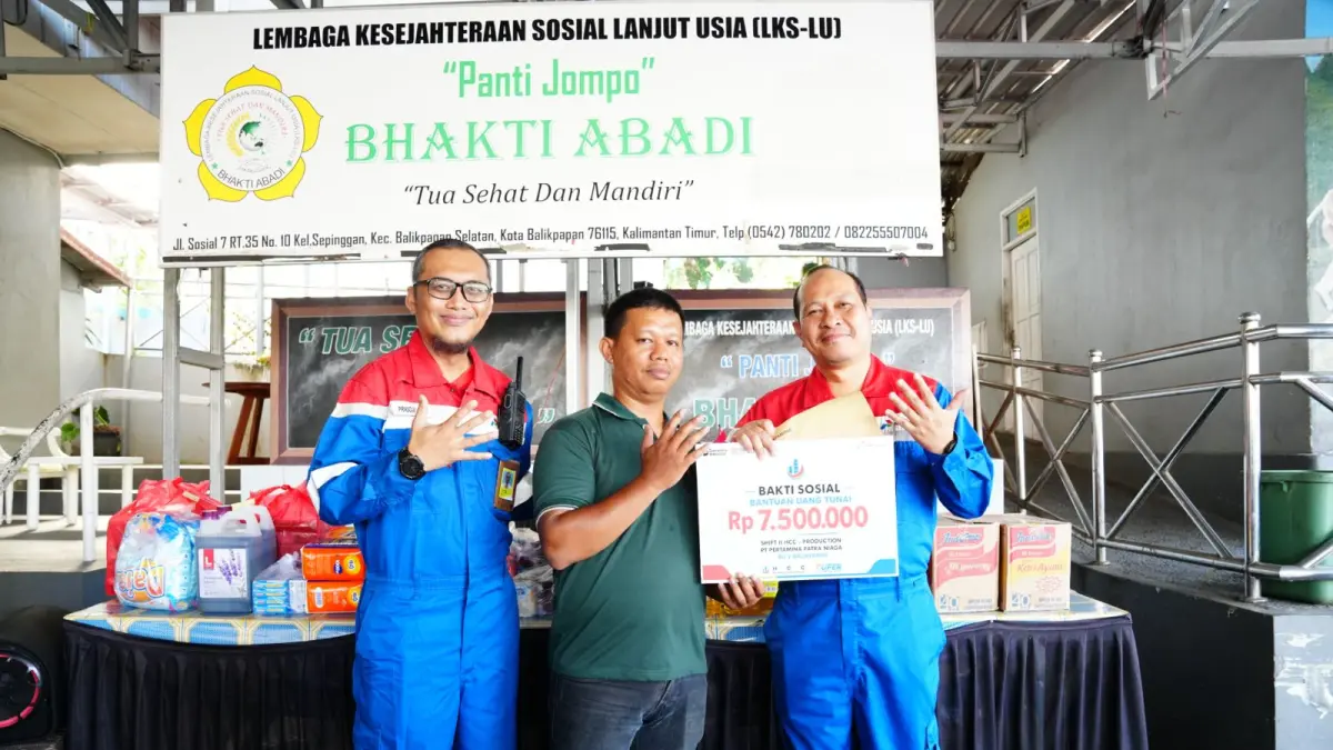 Kepedulian Pertamina Patra Niaga RU V untuk Lansia Hadir Lewat Bakti Sosial