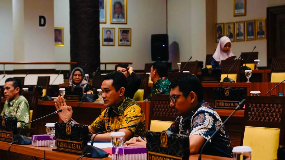 Kepala BNN Kota Samarinda Kombes Belny Warlansyah saat audiensi dengan Komisi IV PRD Kota Samarinda terkait rencana pelaksanaan Integrasi Kurikulum Anti Narkotika (IKAN) pada Kamis 20 Agustus 2026