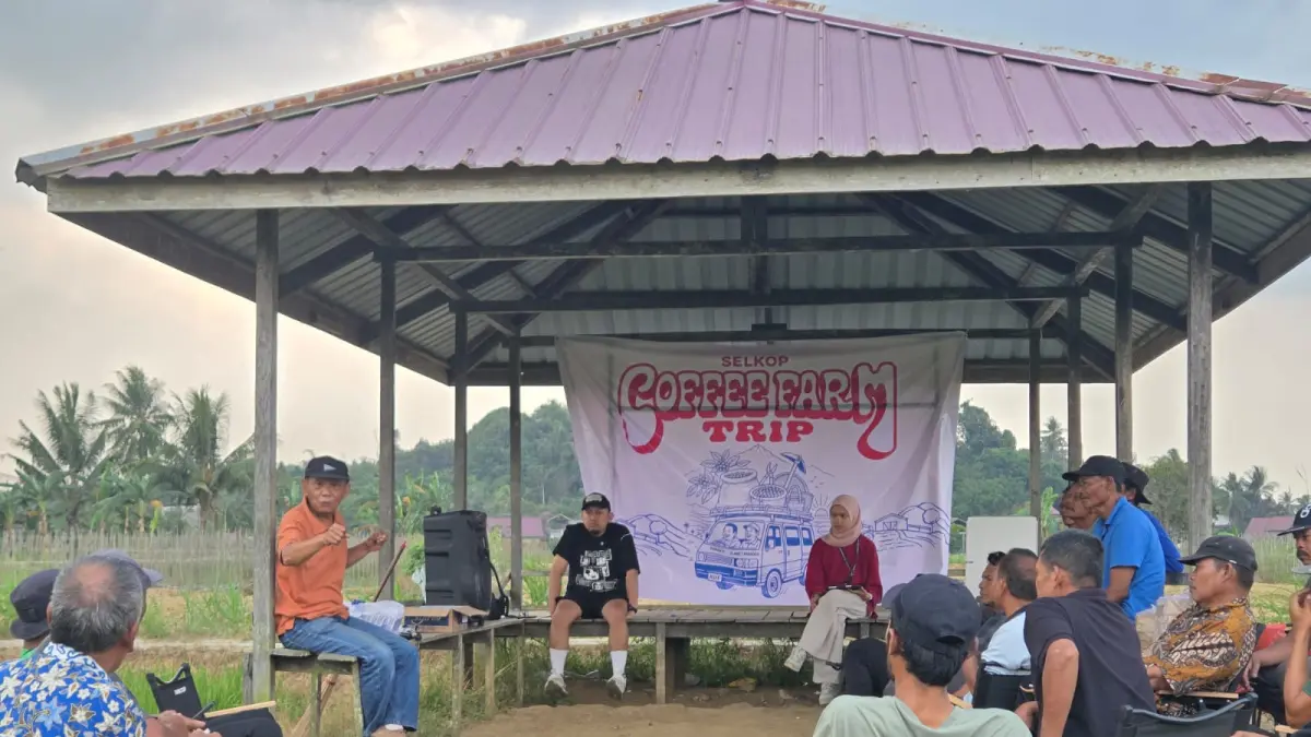 Selkop Coffee Farm Trip di Kelurahan Bukit Biru, Tenggarong (Elmo/Prokal.co)
