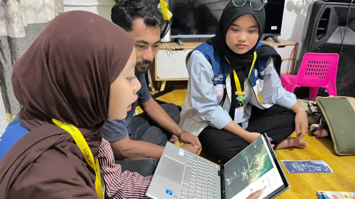 MUDAHKAN: Karya kolaboratif mahasiswa KKN-PPM UGM dan Lekmalamin, sajikan album peta destinasi wisata Danau Labuan Cermin di Kabupaten Berau. 
