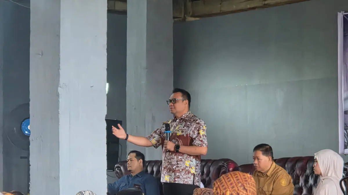 Bupati Kukar Aulia Rahman Basri menghadiri hari kedua PKKMB Unikarta tahun 2026 (Elmo/Prokal.co)