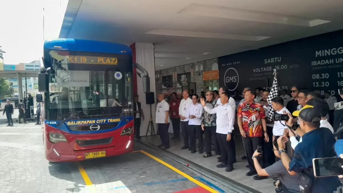 Bacitra buka zona pickup dan drop-off di Plaza Balikpapan, Kamis (27/8/2026). (ARIF FADILLAH)