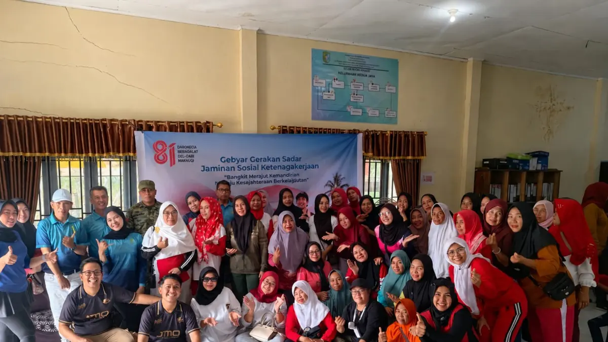 BPJS Ketenagakerjaan Cabang Sintang berkolaborasi dengan Wadah PERISAI dan Pemerintah Kelurahan Mekar Jaya.