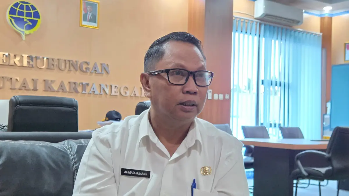 Kepala Dishub Kukar, Ahmad Junaidi (Elmo/Prokal.co)