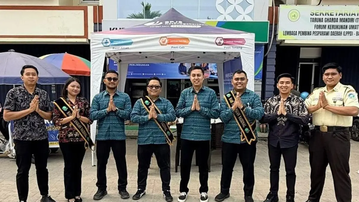 Semangat 3M di Harpelnas 2026, BPJS Ketenagakerjaan Sendawar Apresiasi Peserta dan Dukung UMKM