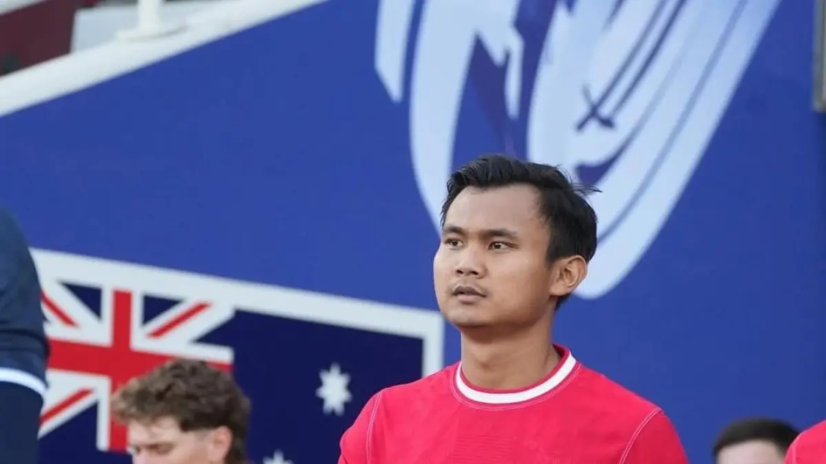 Komang Teguh Trisnanda kala berseragam Timnas Indonesia.(Ist)