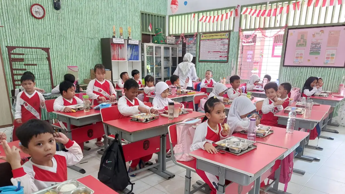 &nbsp;Pelaksanaan MBG di Tenggarong (Elmo/Prokal.co)