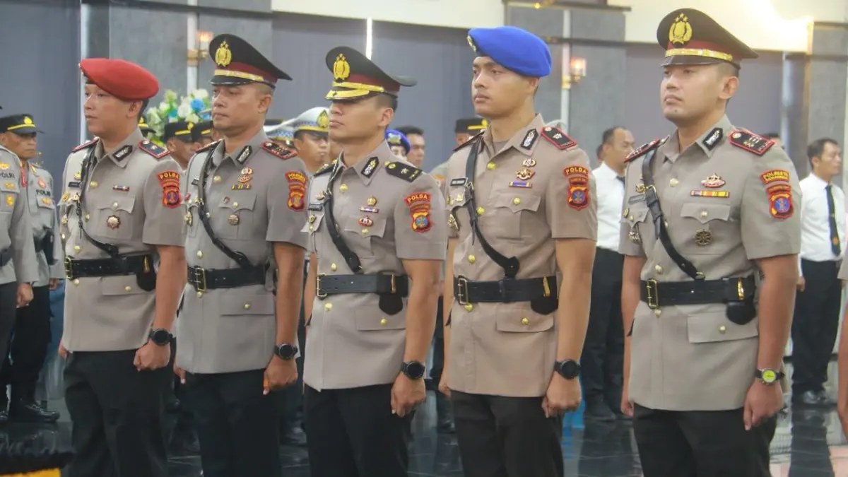 Pelantikan pejabat Polresta Samarinda.