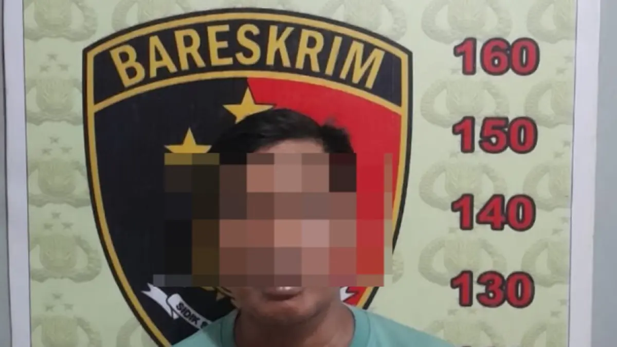 Tersangka penganiayaan berinisial S