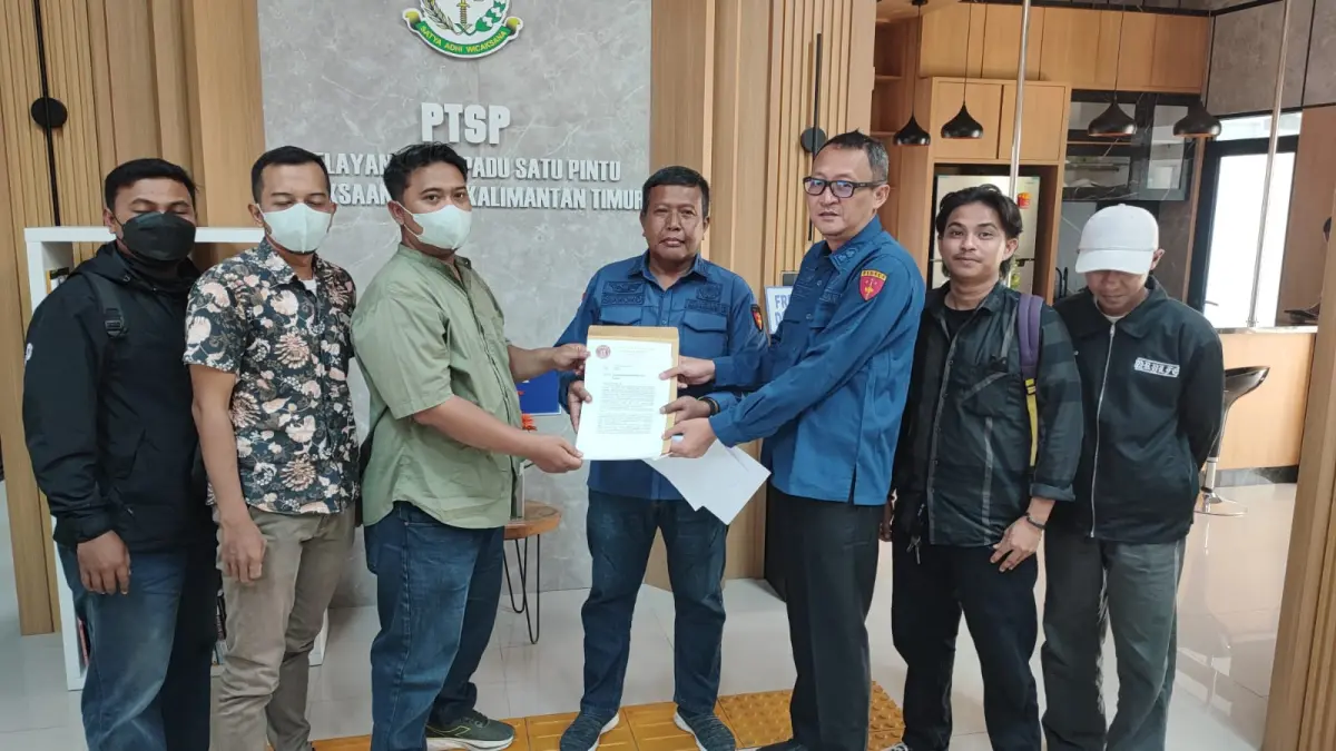 JAMPER melakukan pelaporan ke Kejati Kaltim.