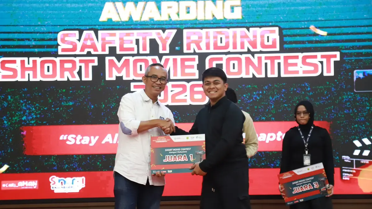 Melalui 340 karya video cerita keselamatan berkendara pada ajang Safety Riding Short Movie Contest (SMC) 2026, pesan tersebut berhasil menjangkau lebih dari 1,7 juta penonton.