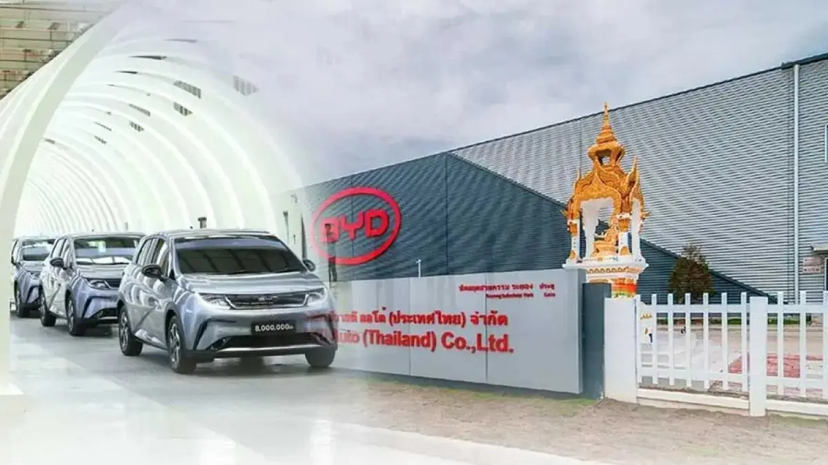 Pabrik BYD di Thailand. (FOTO: dealerbyd)