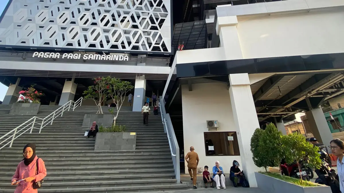 Pasar Pagi Samarinda.