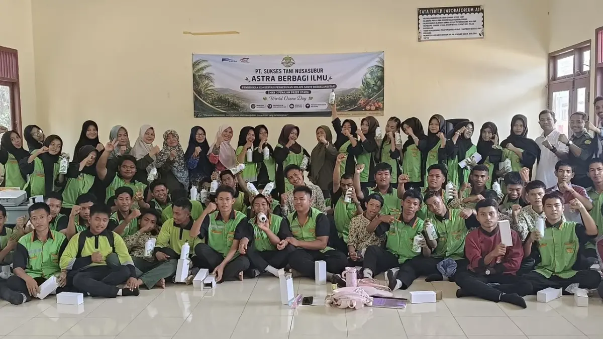 TAMBAH WAWASAN: PT STN menggelar Astra Berbagi Ilmu di SMKN 3 PPU, Kamis, 10 September 2026. ISTIMEWA