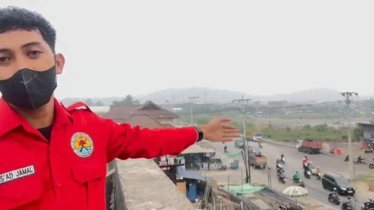 Kualitas udara Kota Samarinda memburuk.