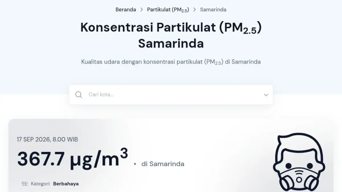 Pemantauan Kualitas Udara Kota Samarinda oleh BMKG