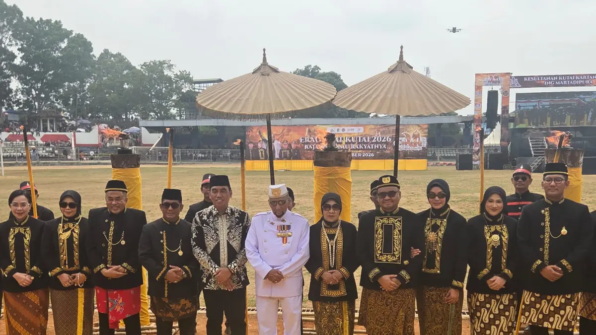 Pembukaan Erau Adat Kutai 2026 (Elmo/Prokal.co)