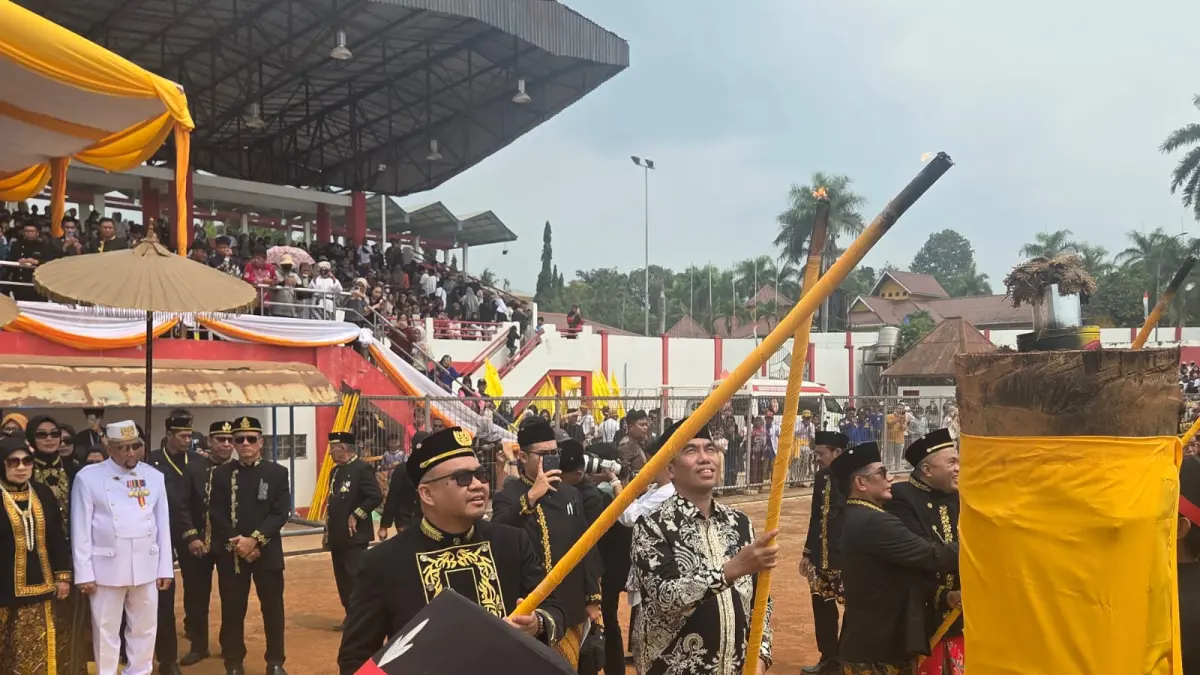 Pembukaan Erau Adat Kutai 2026 (Elmo/Prokal.co)