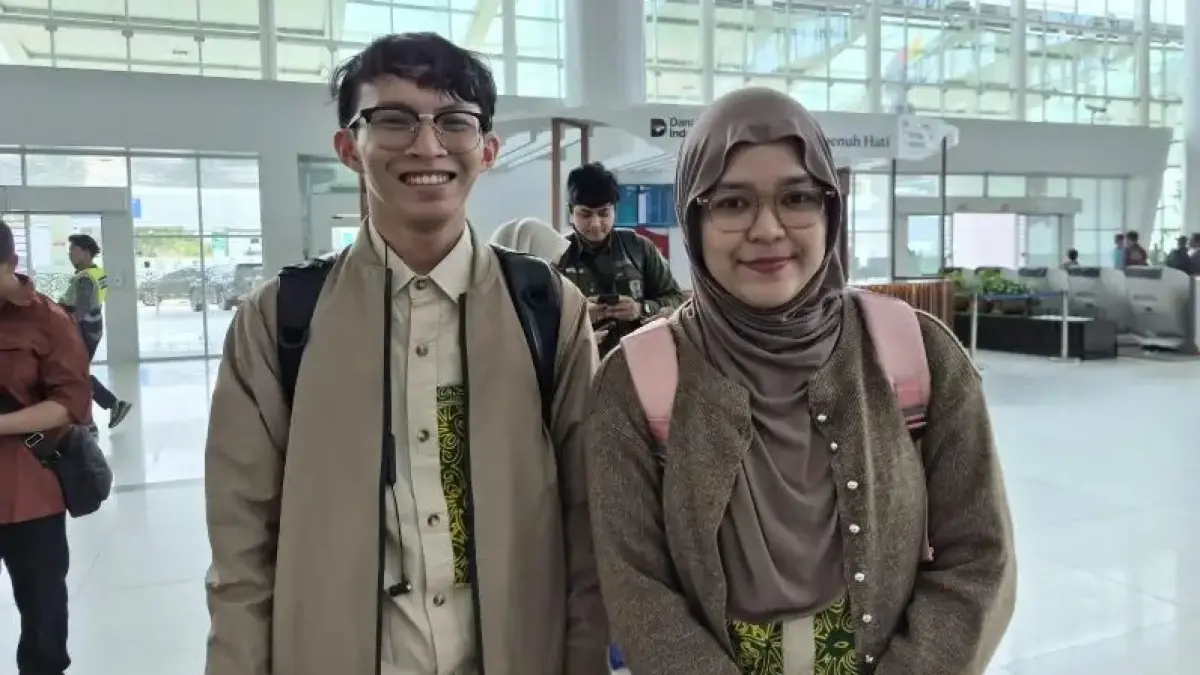 Hakim Maulana dari Kabupaten Paser dan Nur Aidillah Fitriah dari Kabupaten Kutai Timur