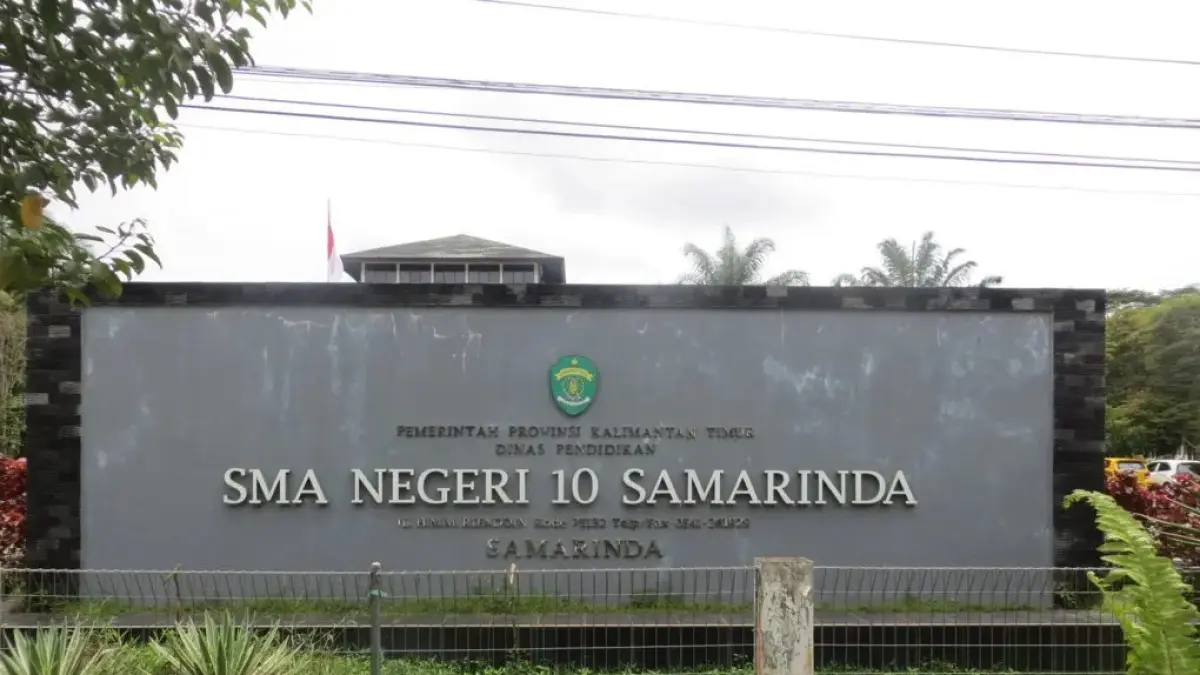 Aset SMA 10 Samarinda yang jadi sengketa antara yayasan dan Pemprov Kaltim.