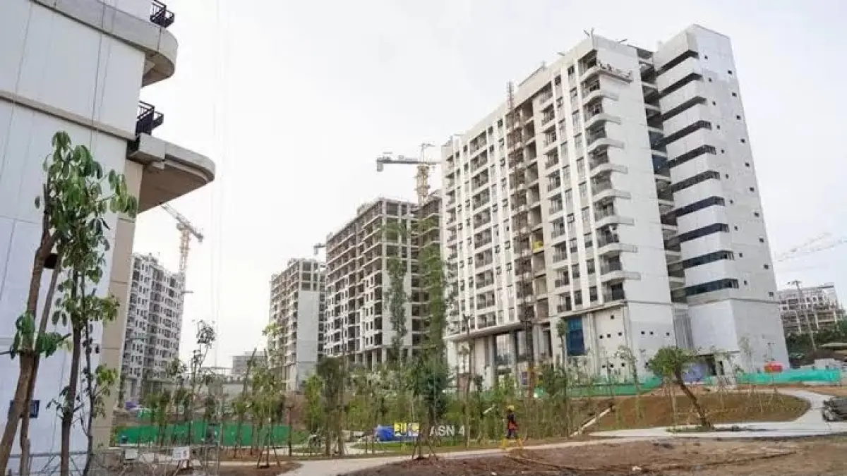 Proyek rusun MBR di IKN.