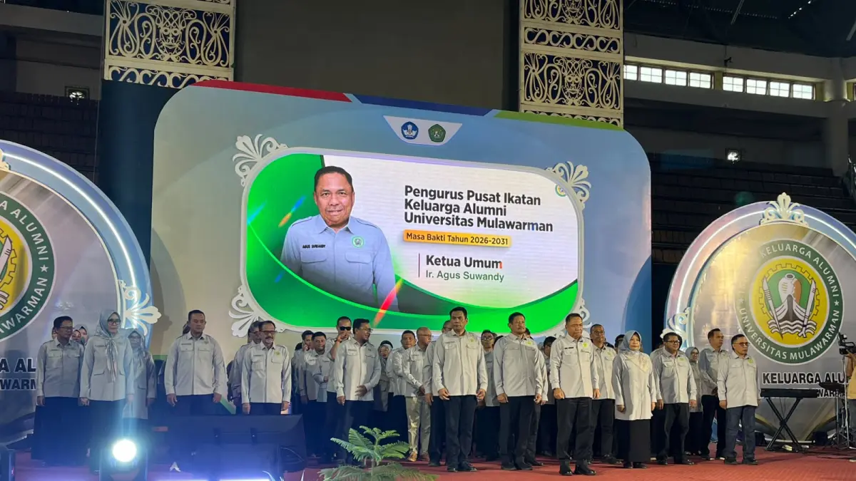 Pelantikan IKA Unmul di GOR 27 September