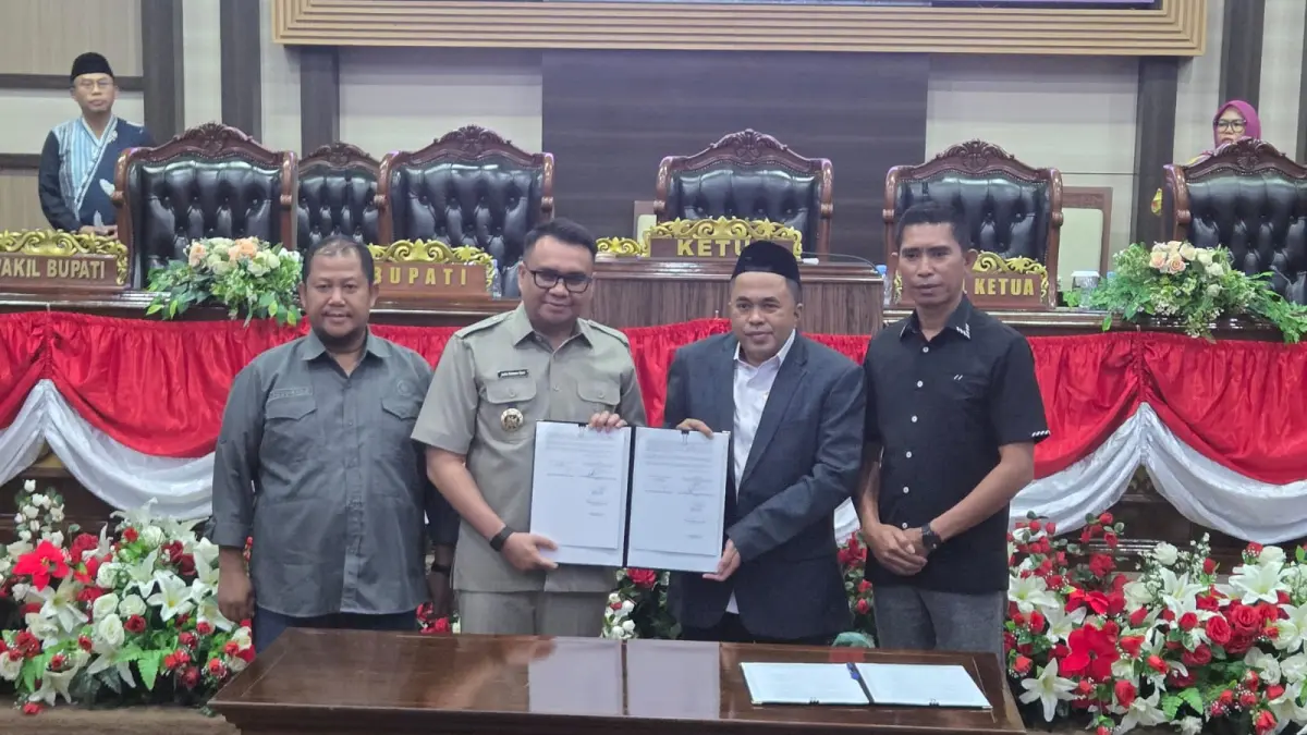 Rapat paripurna ke-4 masa sidang I DPRD Kukar membahas rancangan KUA-PPAS 2027 dan KUA-PPAS Perubahan 2026 (Elmo/Prokal.co)