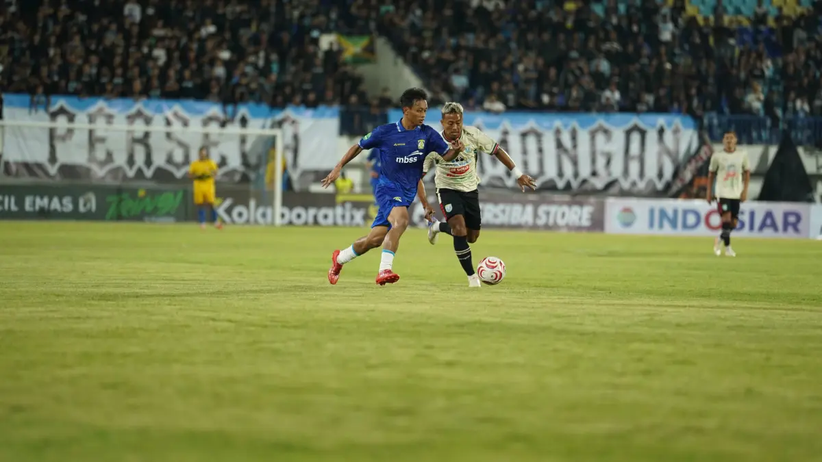 Duel Persiba melawan Persela Lamongan pekan lalu. (IST)