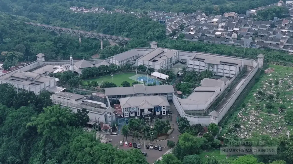 Lapas Kelas IIA Cibinong, Jawa Barat.(Humas Lapas Cibinong)