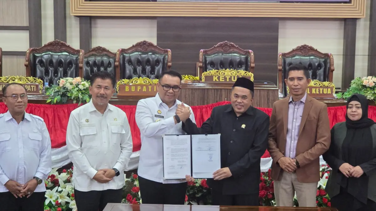 Rapat paripurna pengesahan APBD Perubahan 2026 (Elmo/Prokal.co)