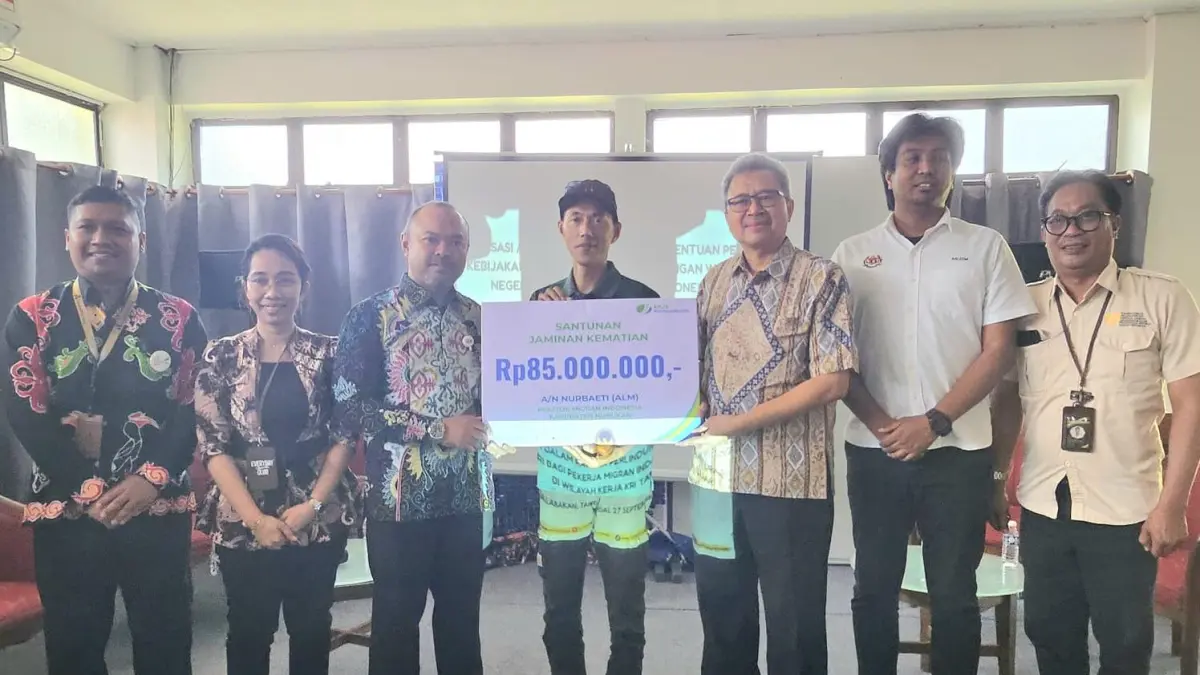 BPJS Ketenagakerjaan bersama Konsulat Republik Indonesia (KRI) Tawau melaksanakan kegiatan sosialisasi manfaat program Jaminan Sosial.