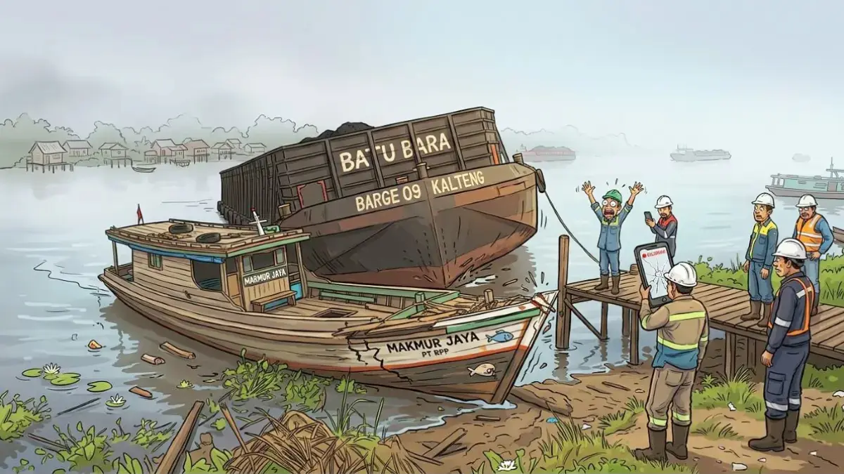 Ilustrasi laka air. (AI)