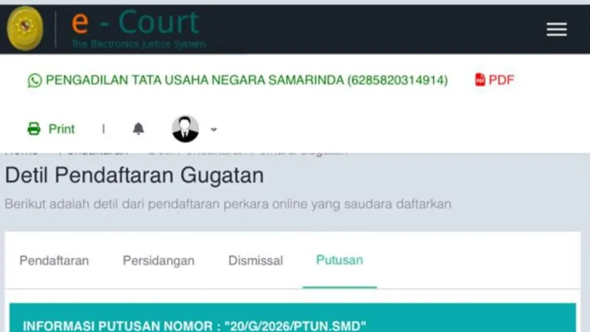 Tangkapan layar.