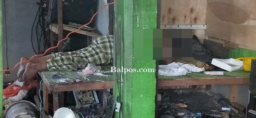 WAJAH MENGHITAM: Sugeng ditemukan tak bernyawa di tempat tidurnya di kawasan Beje-Beje, Kamis (7/5) sekira pukul 06.00 Wita.