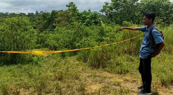 Lokasi tempat kejadian perkara.