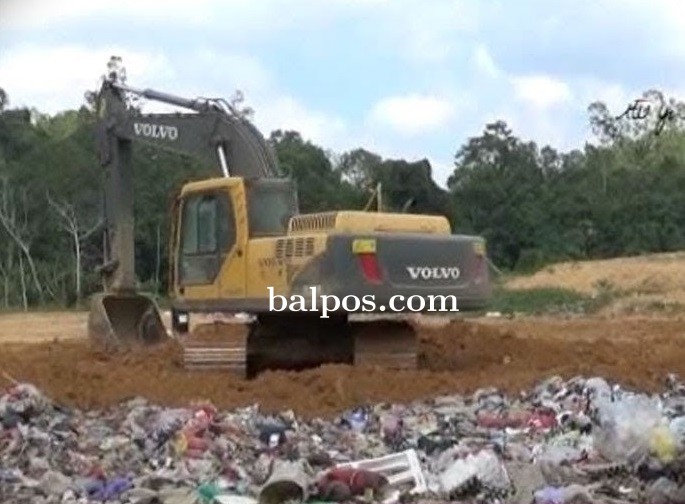 WADAH SAMPAH: TPA Buluminung di Kabupaten PPU memiliki luas lahan 18,9 hektare. TPA ini dibagi menjadi beberapa zona. Untuk zona pertama sudah dibuka sejak tahun 2010 lalu dan ditutup 2019 lalu. Dan kini sudah menggunakan zona dua