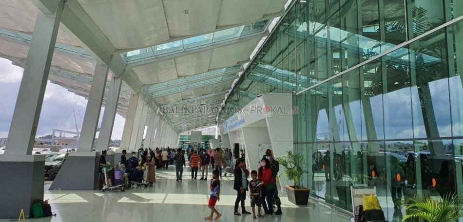 Suasana bandara SAMS Sepinggan, Balikpapan.