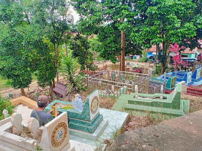 SUDAH PADAT: Lahan Kuburan Semumun di Kecamatan Tanah Grogot ini sudah semakin padat dan mesti diperluas.