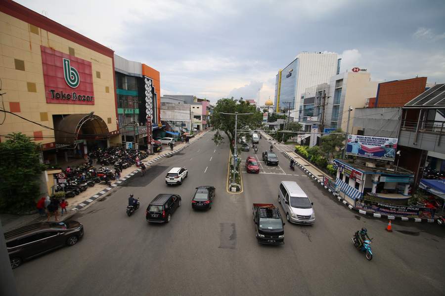 Pusat kota Balikpapan.