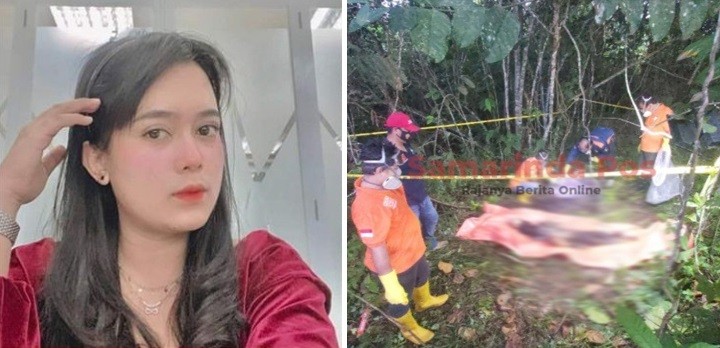 KORBAN PACAR BEJAT: Polisi melakukan penyelidikan di lokasi penemuan tulang belulang Juwanas alias Julia.