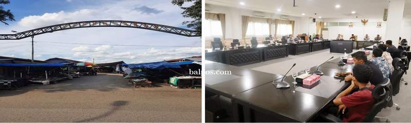 HEARING: DPRD Paser menggelar RDP terkait pengelolaan dan retribusi Pasar Senaken, bertempat di ruang rapat Bapekat Sekretariat DPRD Paser, (20/5). TOMI/PASER POS