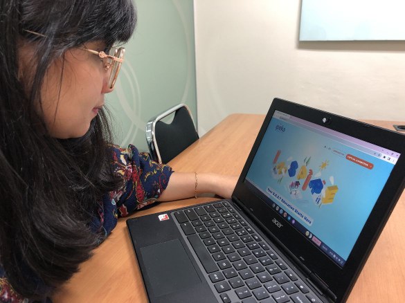 Pengunjung pameran pendidikan virtual INSPIRE Vol. 2 saat mengakses laman https://www.ipekainspire.id/. Pameran yang digelar oleh Sekolah Kristen IPEKA ini dapat diakses secara virtual oleh murid, orang tua, maupun masyarakat umum pada 19-24 September 202