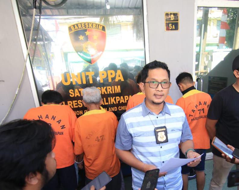 Pelaku yang berhasil diamankan.