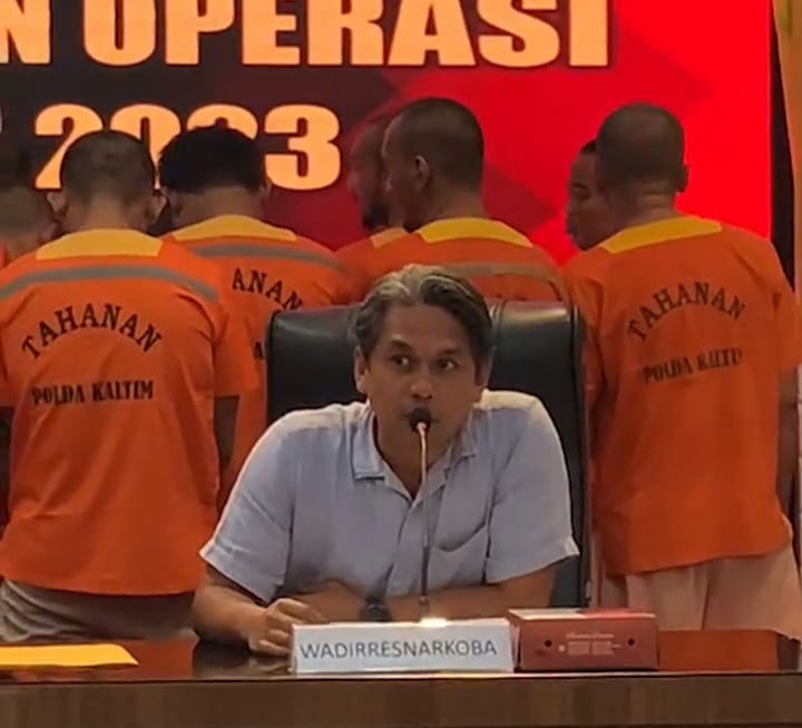 Wakil Direktur Reserse Narkoba (Wadir Resnarkoba) Polda Kaltim AKBP Rino Eko