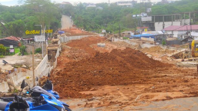 Proyek DAS Ampal saat masih dalam pengerjaan beberapa waktu lalu.